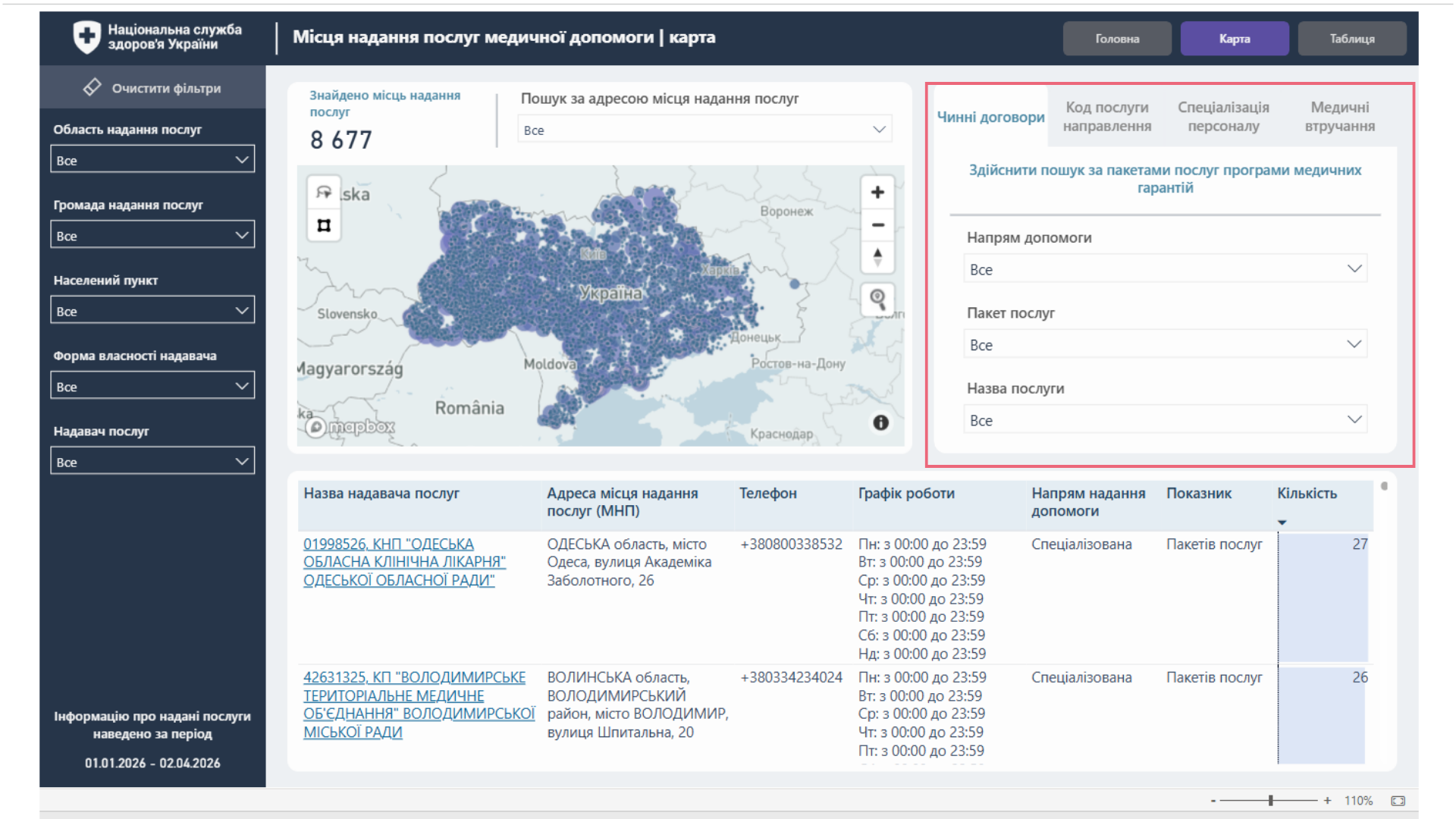 Додатковий блок фільтрів праворуч